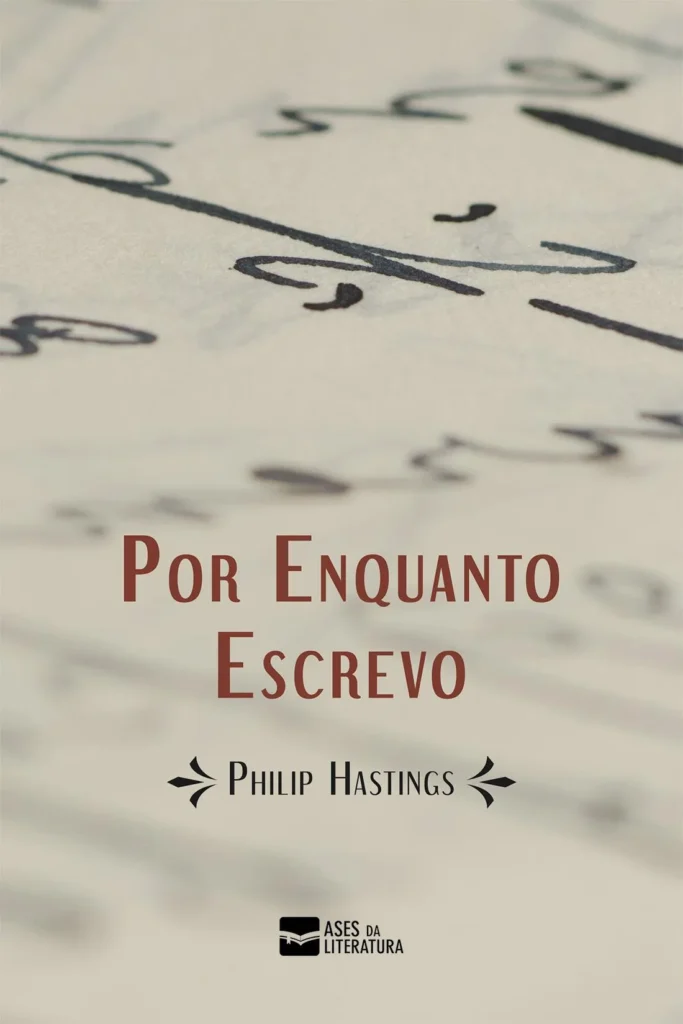 Capa do livro Por enquanto escrevo