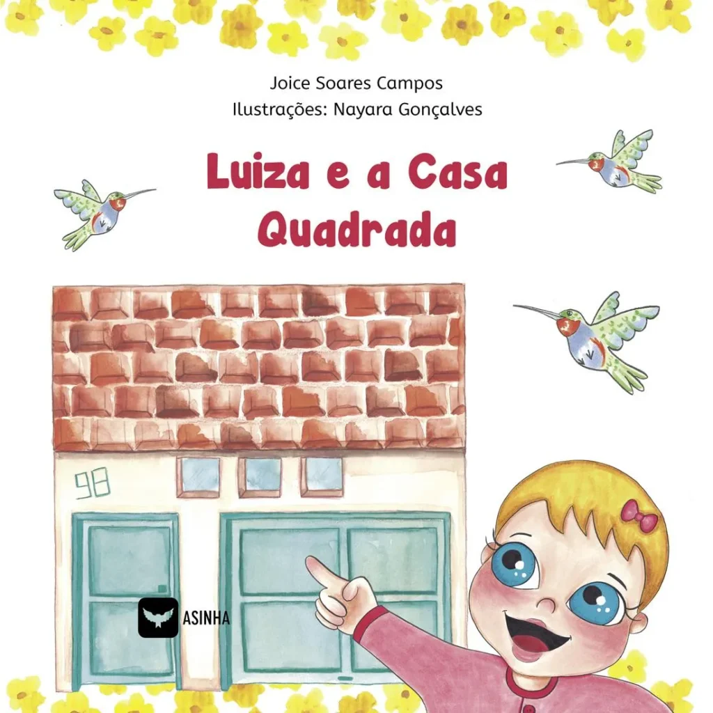 Capa do livro Luiza e a casa quadrada