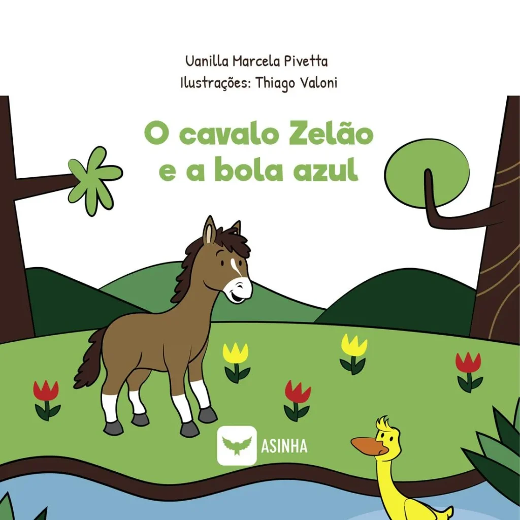 Capa do livro O cavalo Zelão e a bola azul
