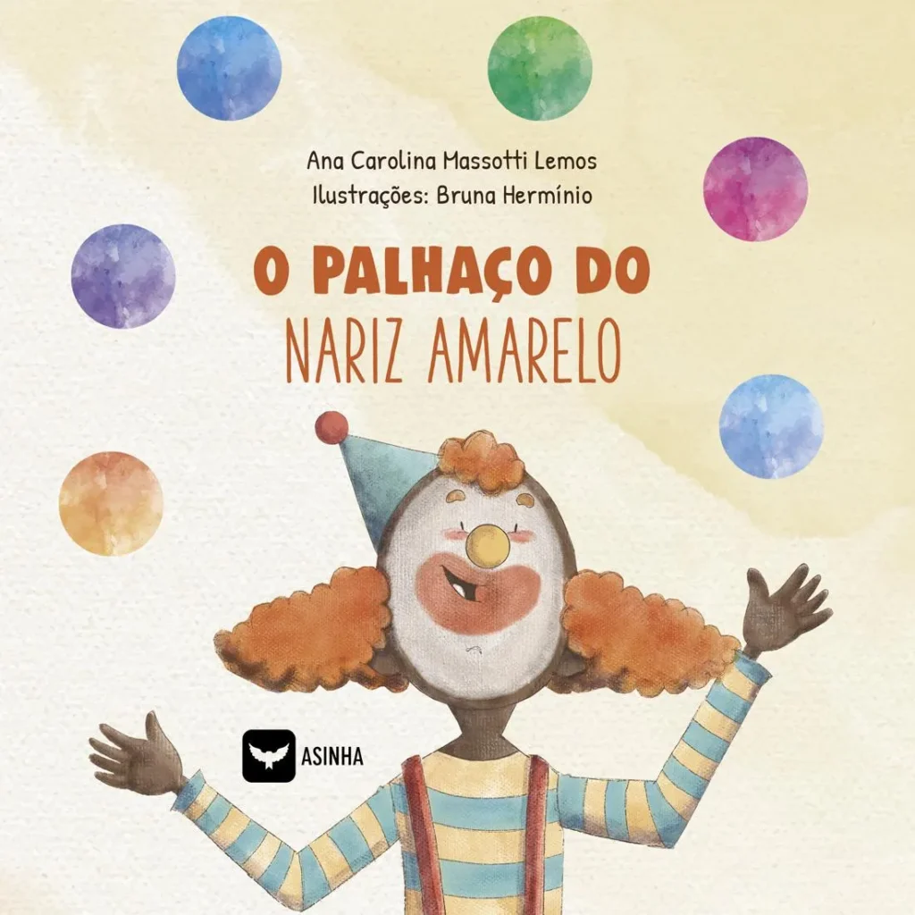 Capa do livro O palhaço do nariz amarelo