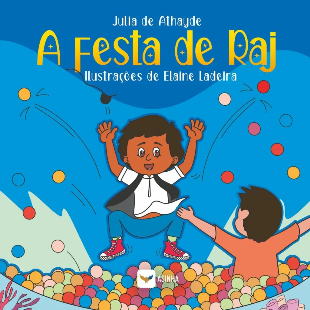 Capa do livro A festa de Raj