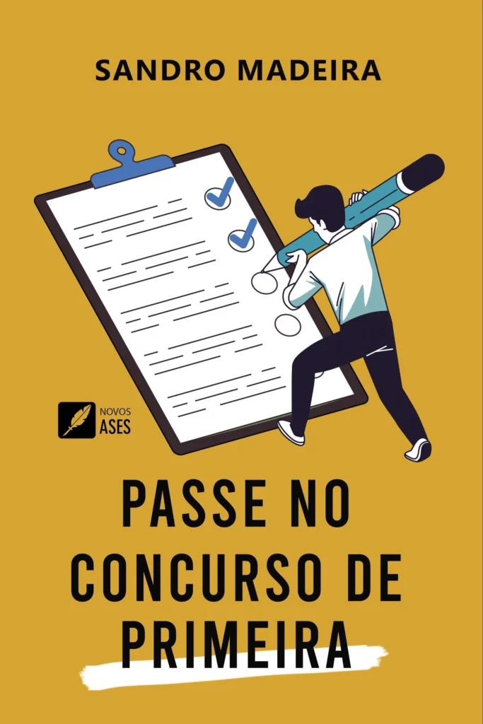 Capa do livro Passe no concurso de primeira