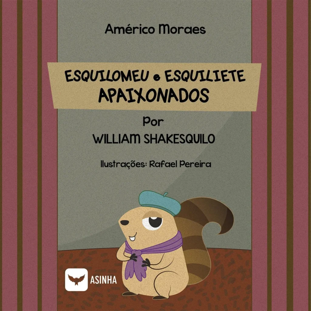 Capa do livro Esquilomeu e Esquiliete Apaixonados