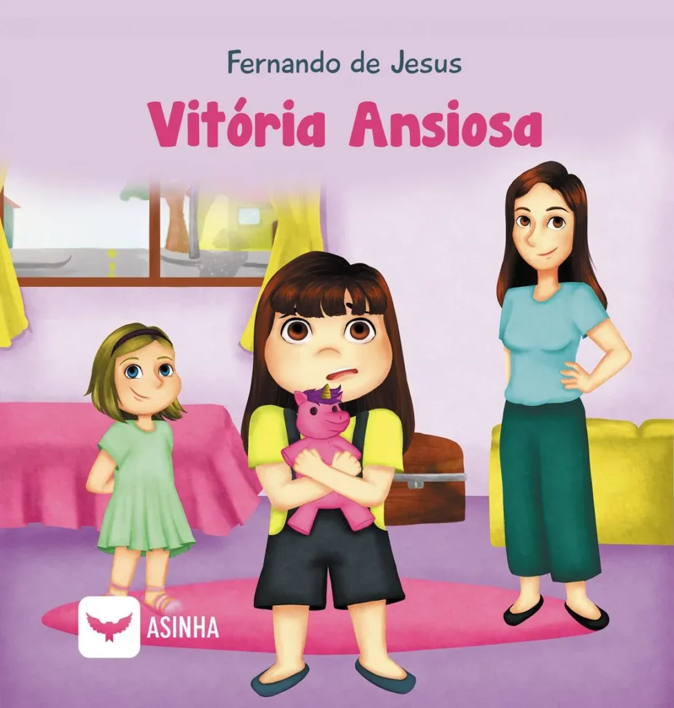 Capa do livro Vitória Ansiosa