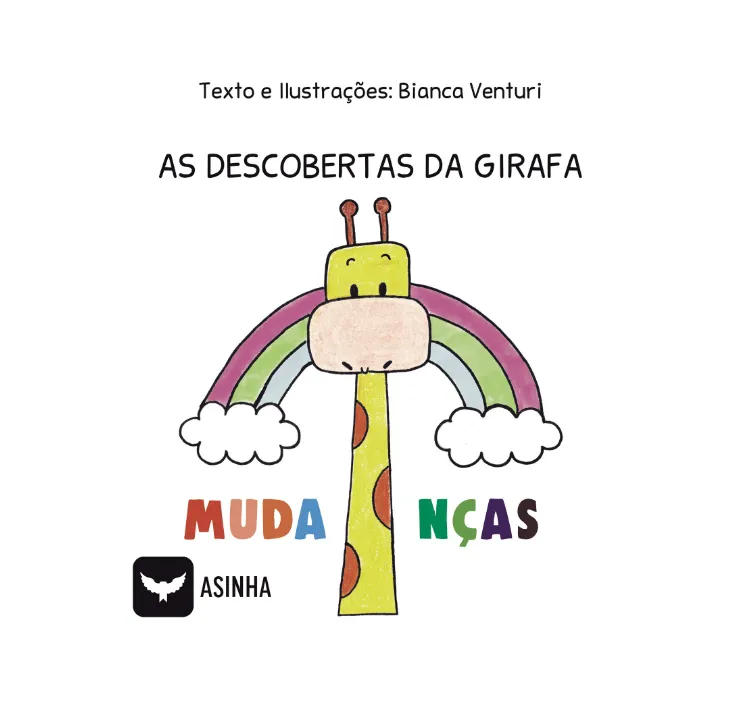 Capa do livro As descobertas da girafa