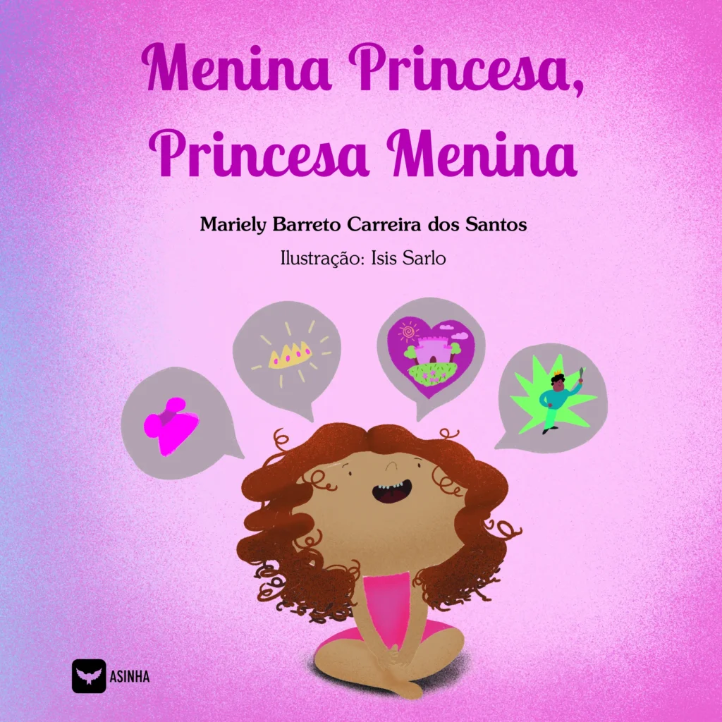 Capa do livro Menina princesa, princesa menina
