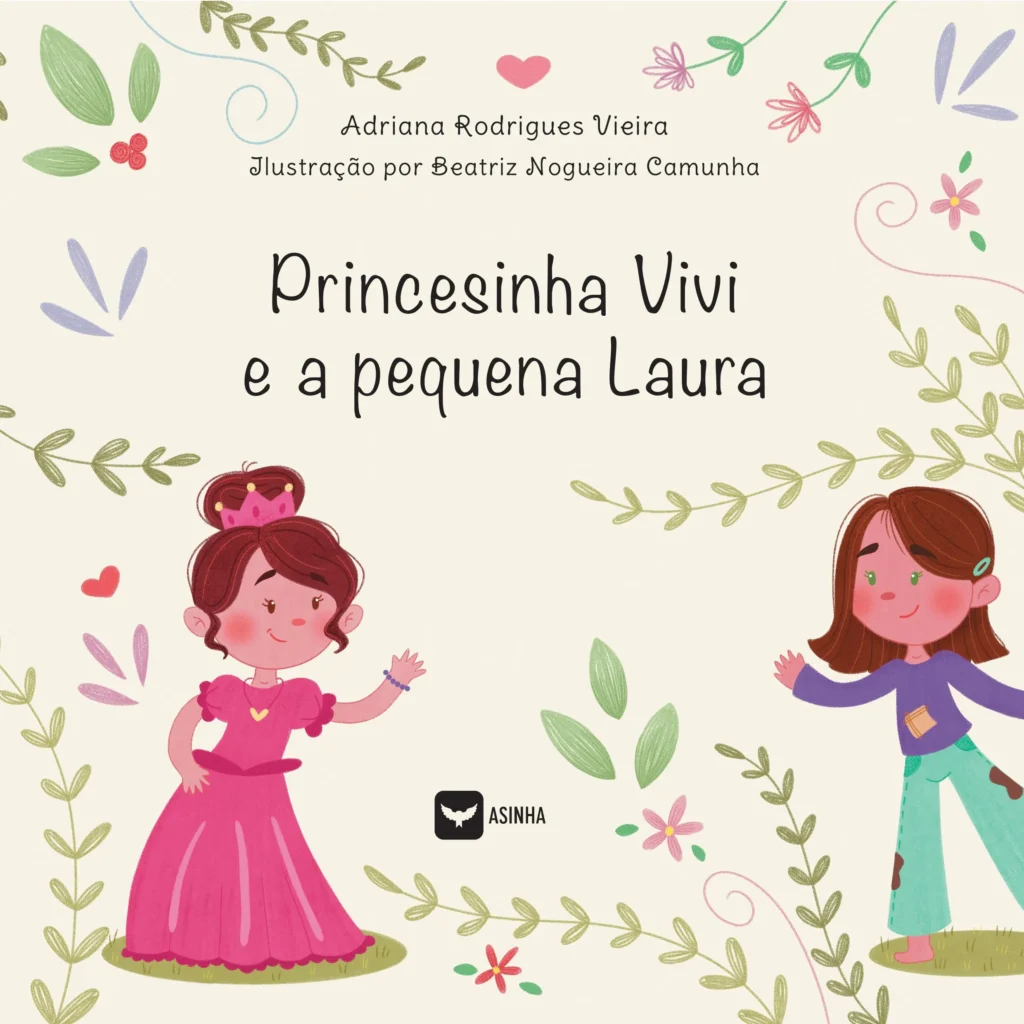 Capa do livro Princesinha Vivi e a pequena Laura