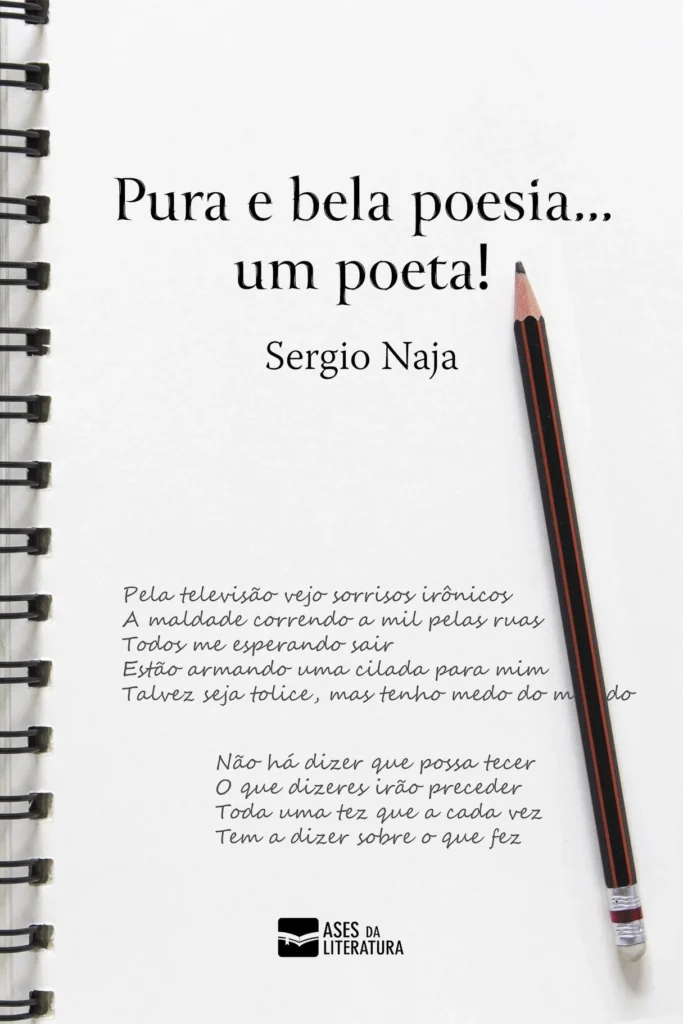 Capa do livro Pura e bela poesia…um poeta