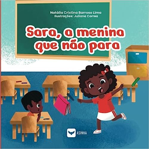 Capa do livro Sara, a menina que não para