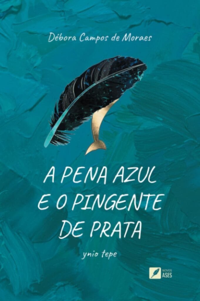 Capa do livro A Pena Azul e o Pingente de Prata