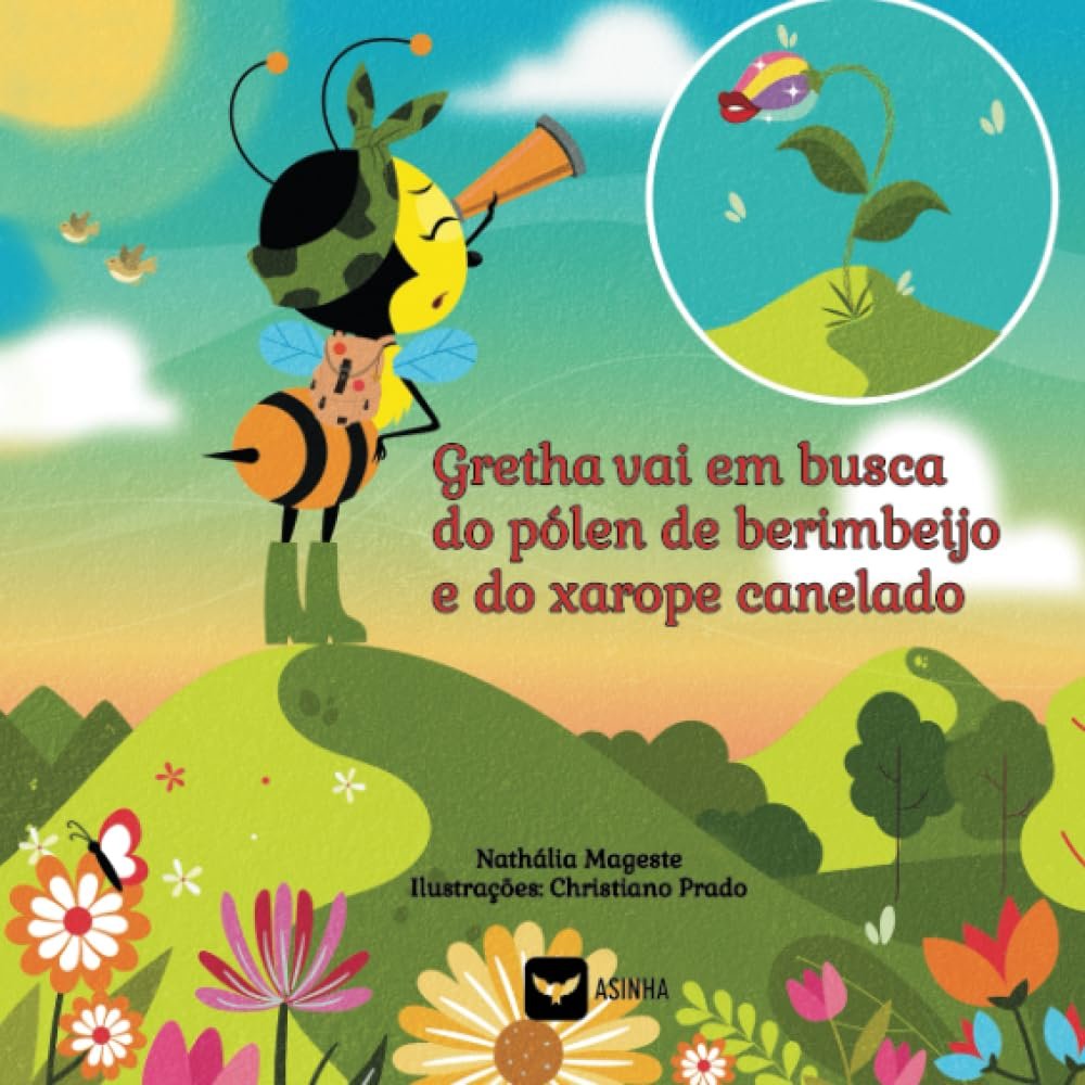Capa do livro Gretha vai em busca do pólen de berimbeijo e do xarope canelado