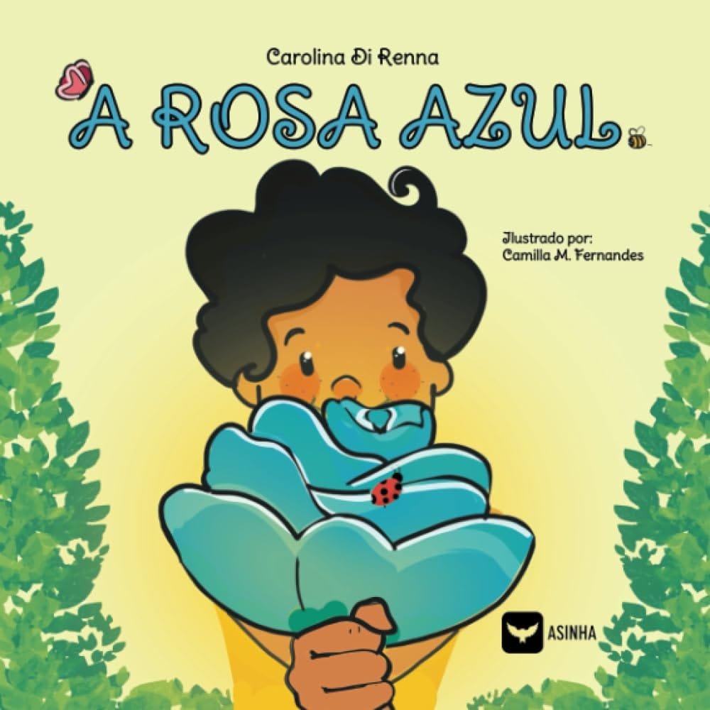 Capa do livro A rosa azul