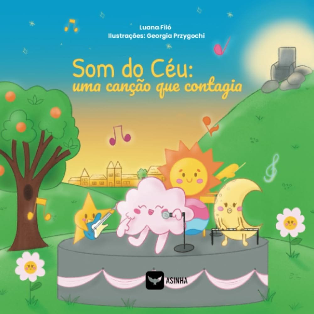 Capa do livro Som do céu – Uma canção que contagia