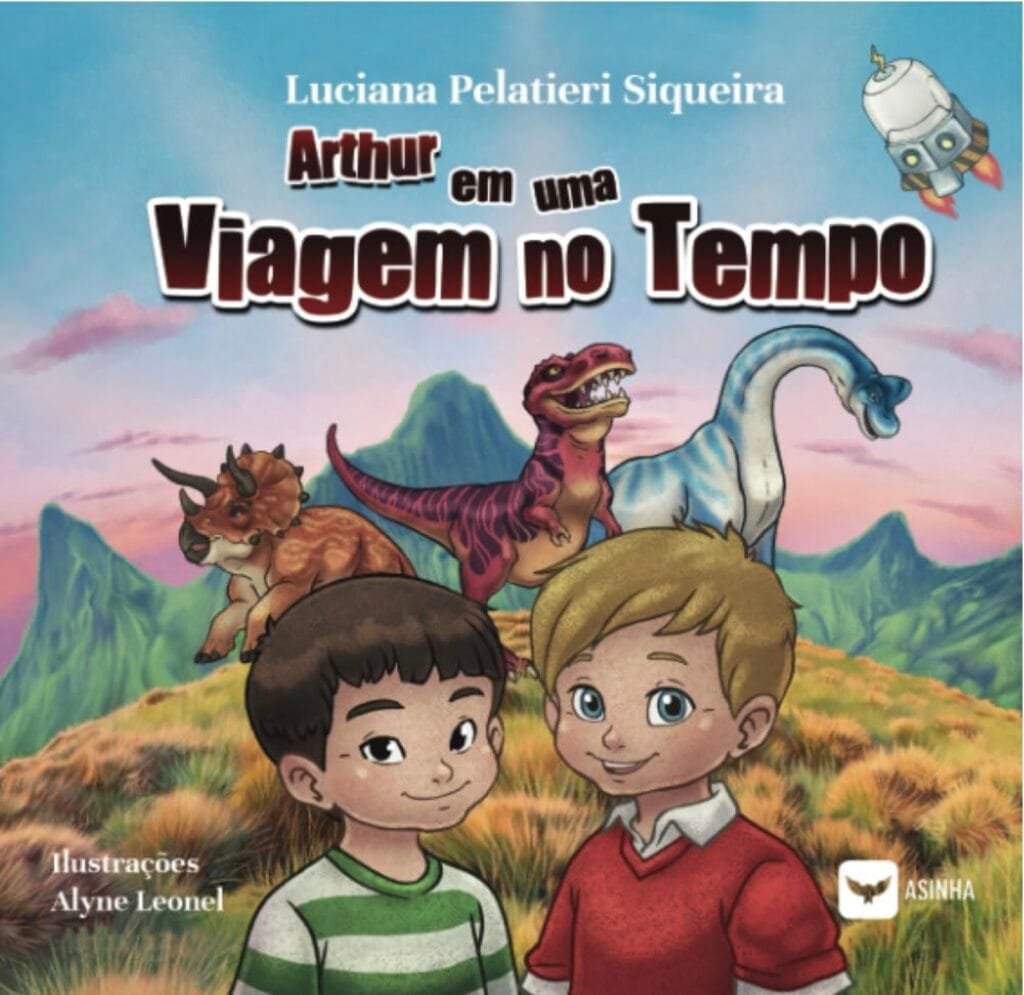 Capa do livro Arthur em uma viagem no tempo