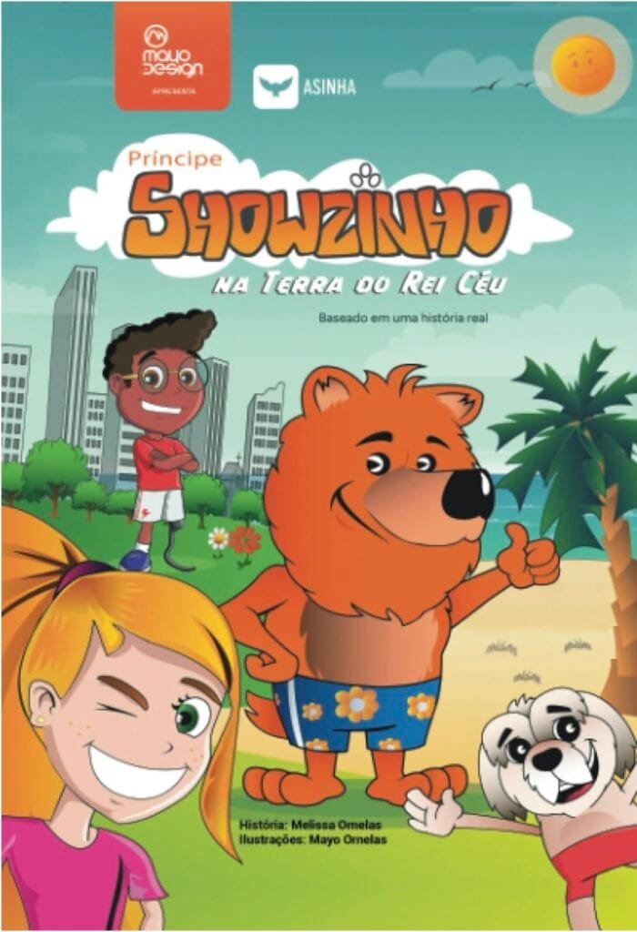 Capa do livro Príncipe Showzinho na terra do rei Céu