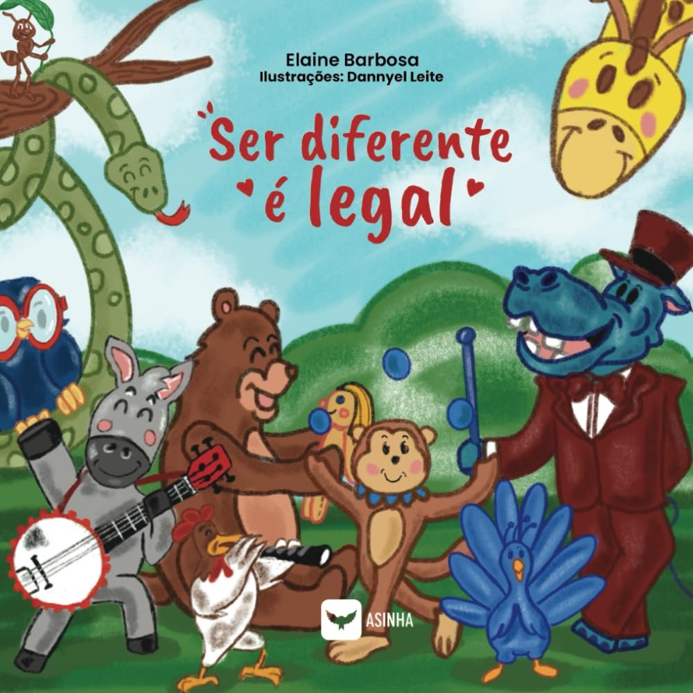 Capa do livro Ser diferente é legal