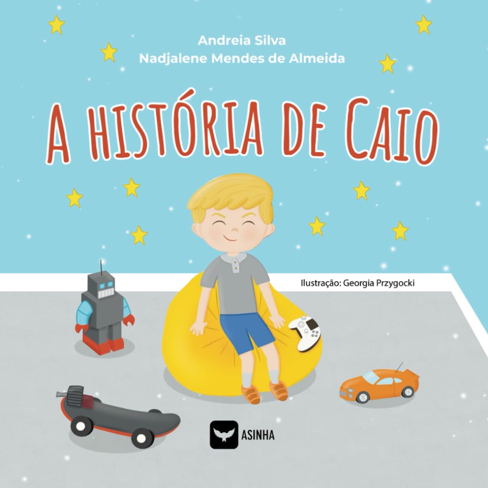 Capa do livro A história de Caio