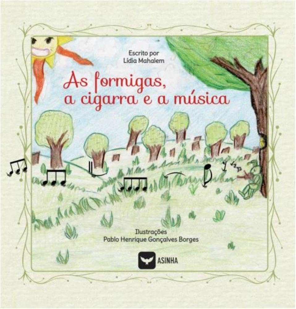 Capa do livro As formigas, a cigarra e a música