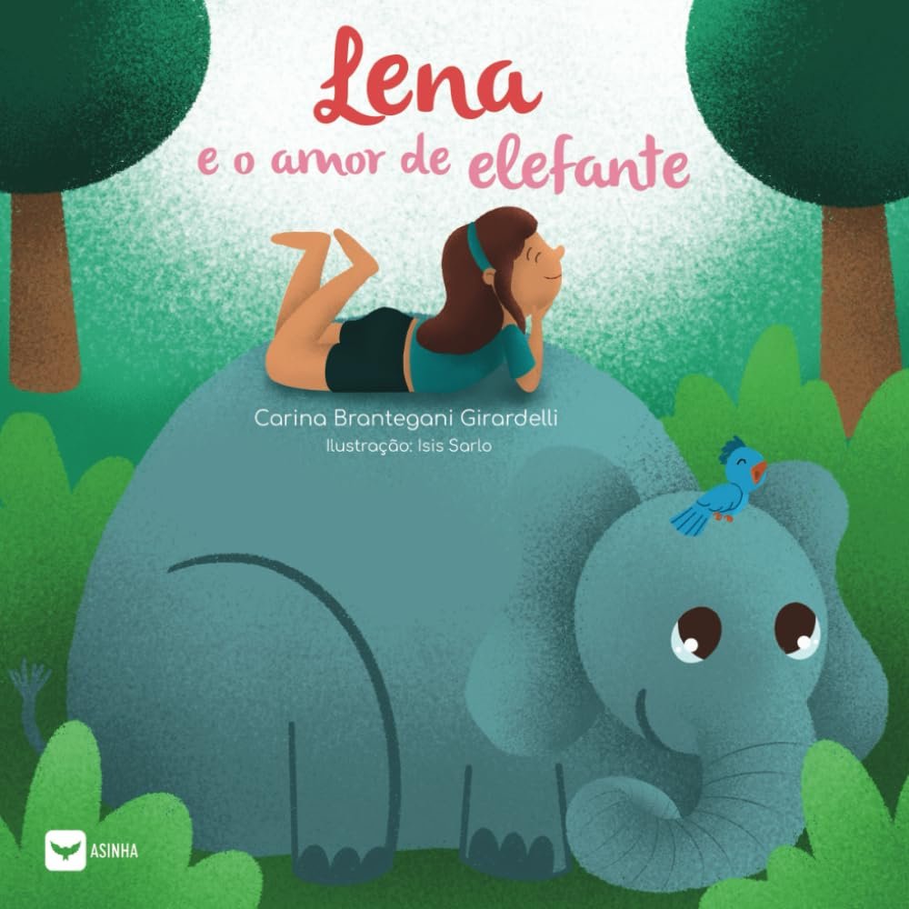 Capa do livro Lena e o amor de elefante