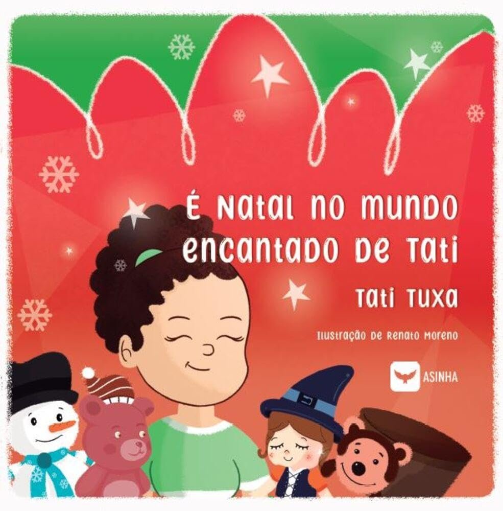 Capa do livro É Natal no mundo encantado de Tati