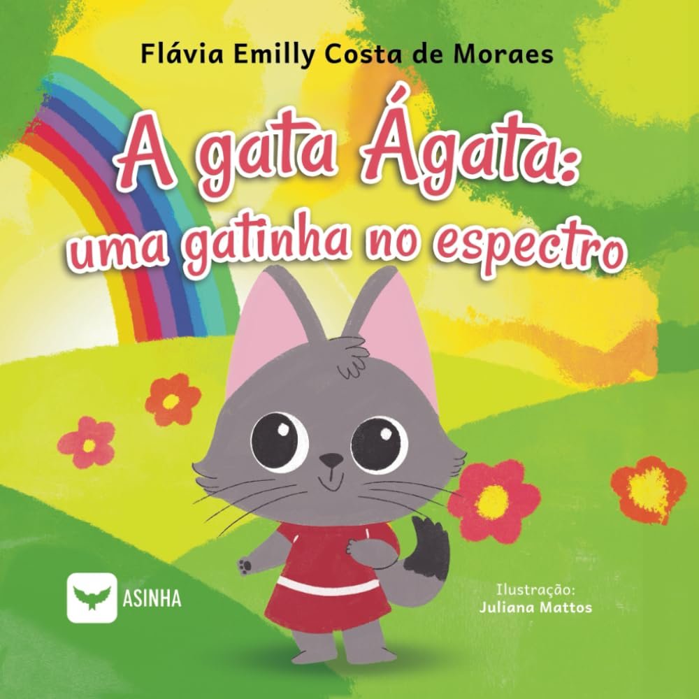 Capa do livro A gata Ágata : uma gatinha no espectro