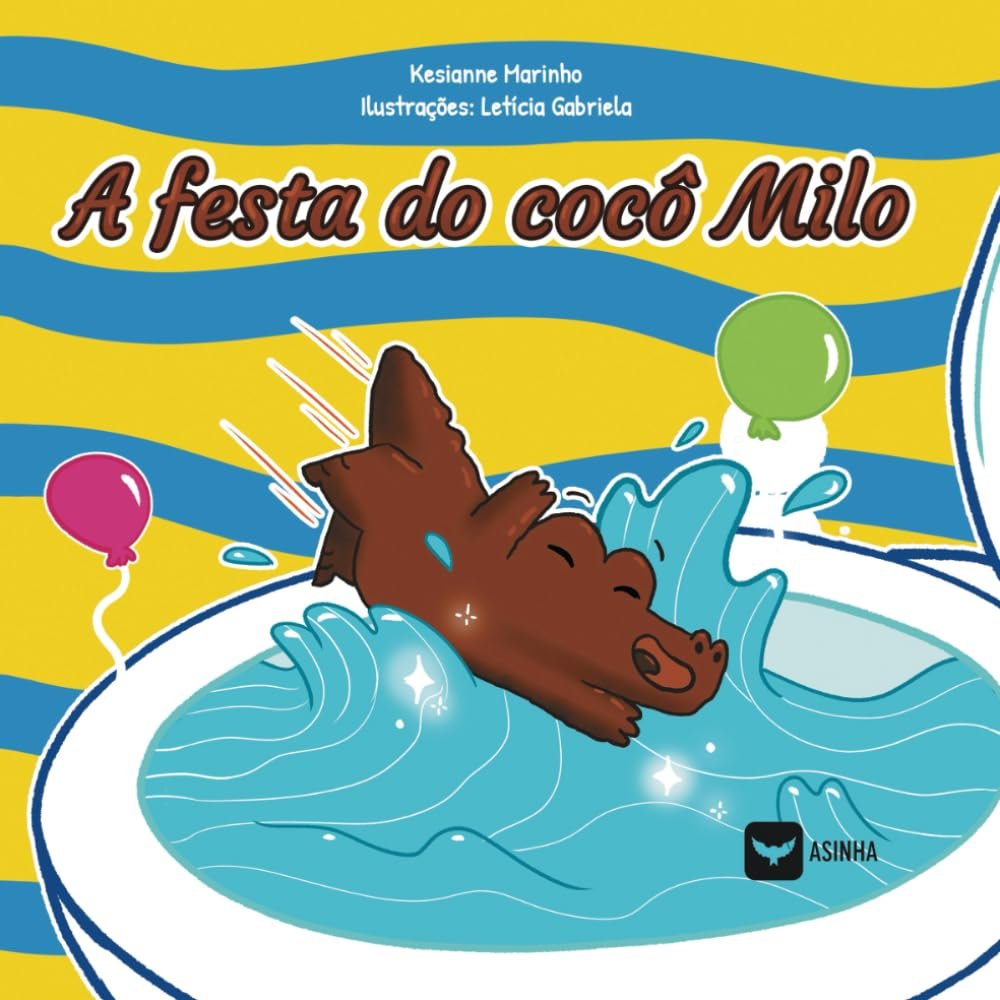 Capa do livro A festa do cocô Milo