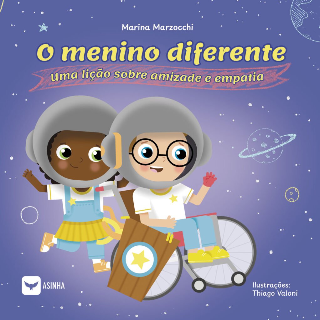 Capa do livro O menino diferente – Uma lição sobre amizade e empatia