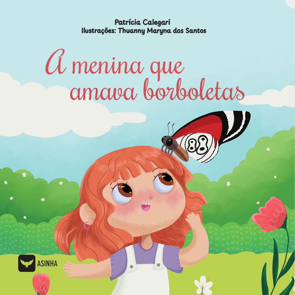 Capa do livro A menina que amava borboletas