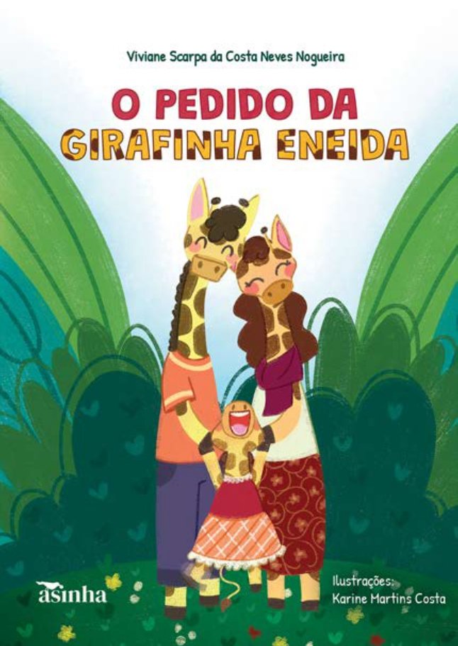 Capa do livro O pedido da girafinha Eneida