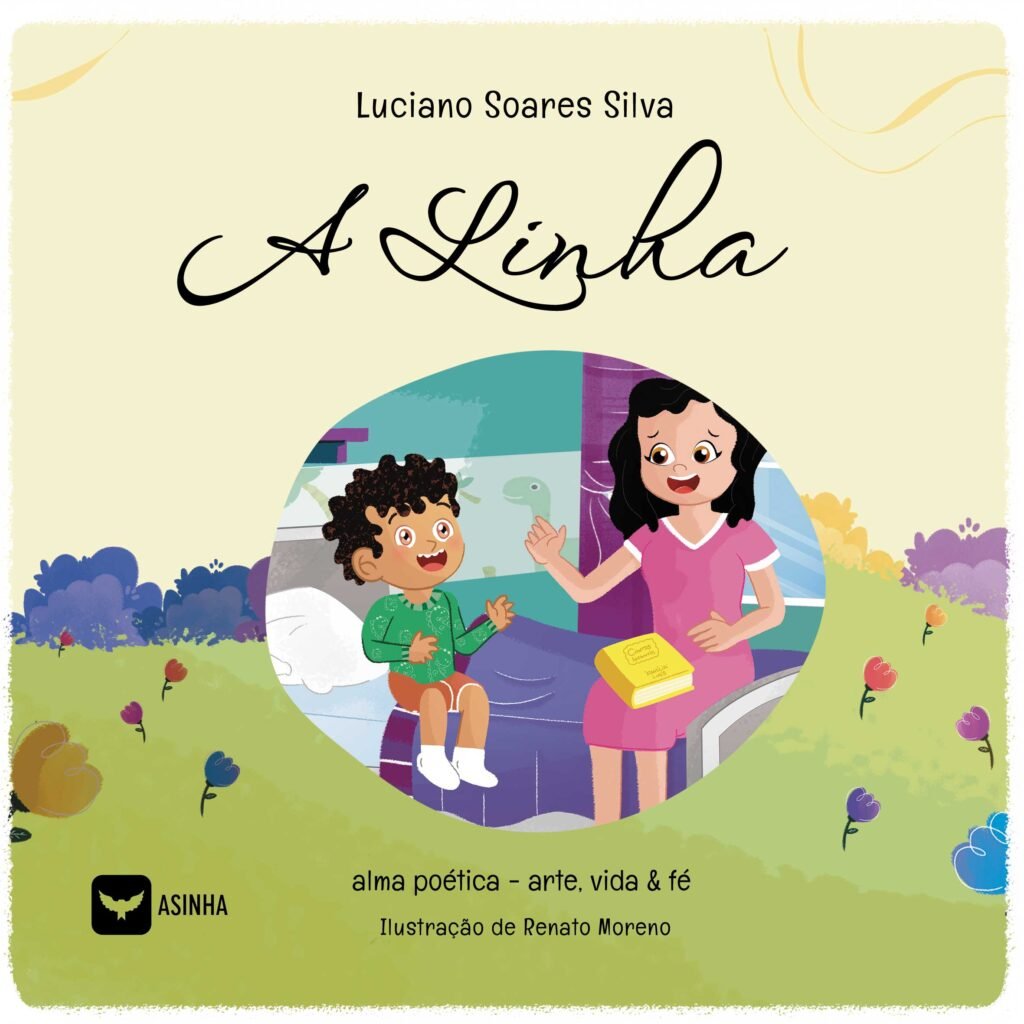 Capa do livro A linha: alma poética – arte, vida & fé