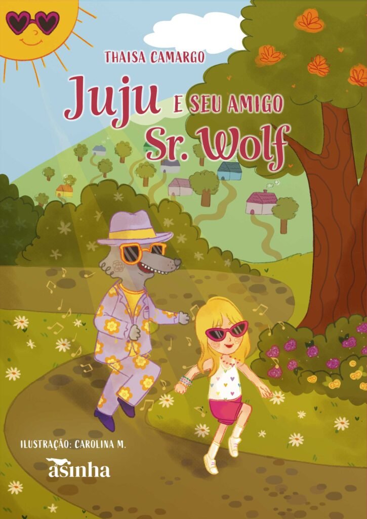 Capa do livro Juju e seu amigo Sr. Wolf