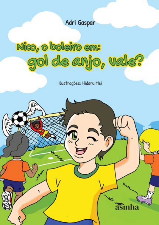 Capa do livro Nico, o boleiro em: gol de anjo, vale?