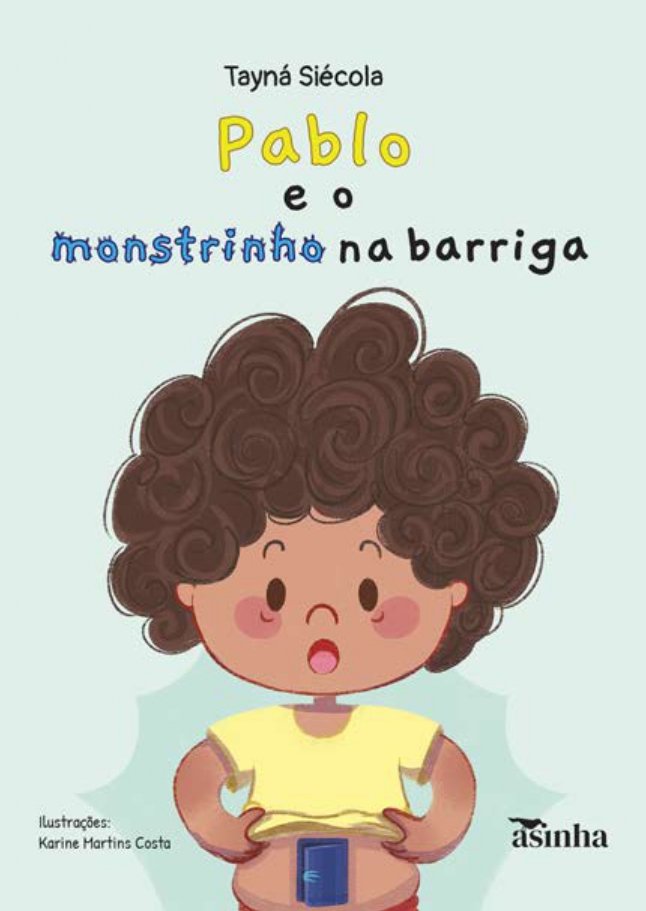 Capa do livro Pablo e o monstrinho na barriga