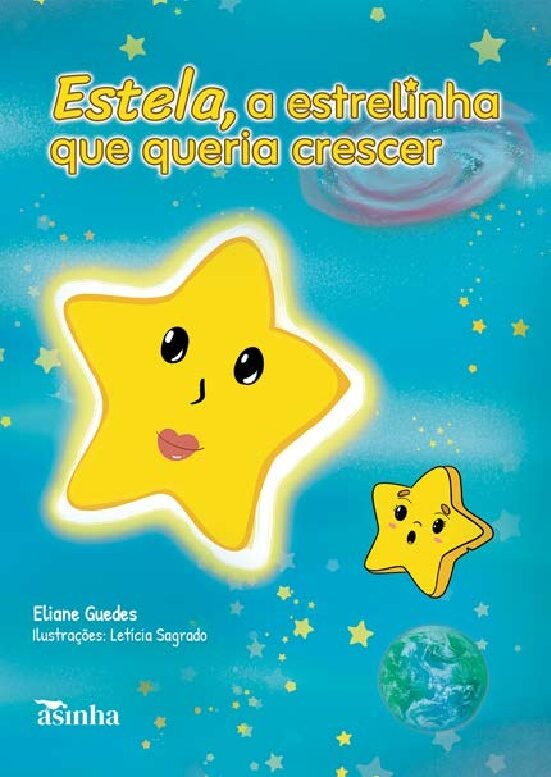 Capa do livro Estela, a estrelinha que queria crescer