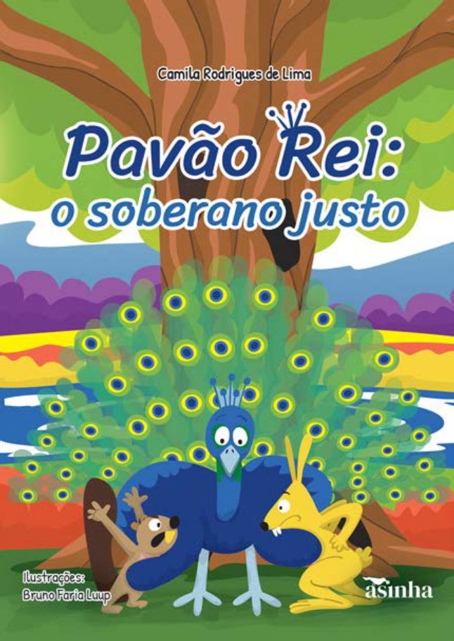 Capa do livro Pavão Rei: o soberano justo