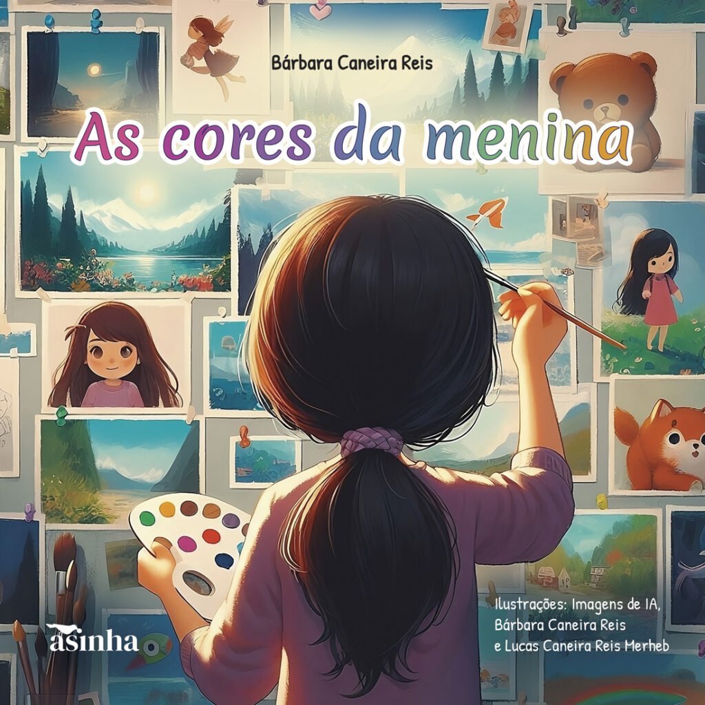 Capa do livro As cores da menina