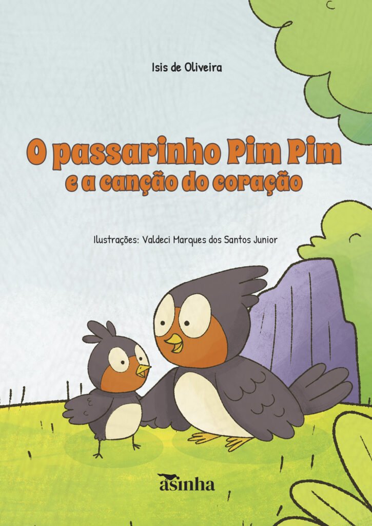Capa do livro O passarinho Pim Pim e a canção do coração