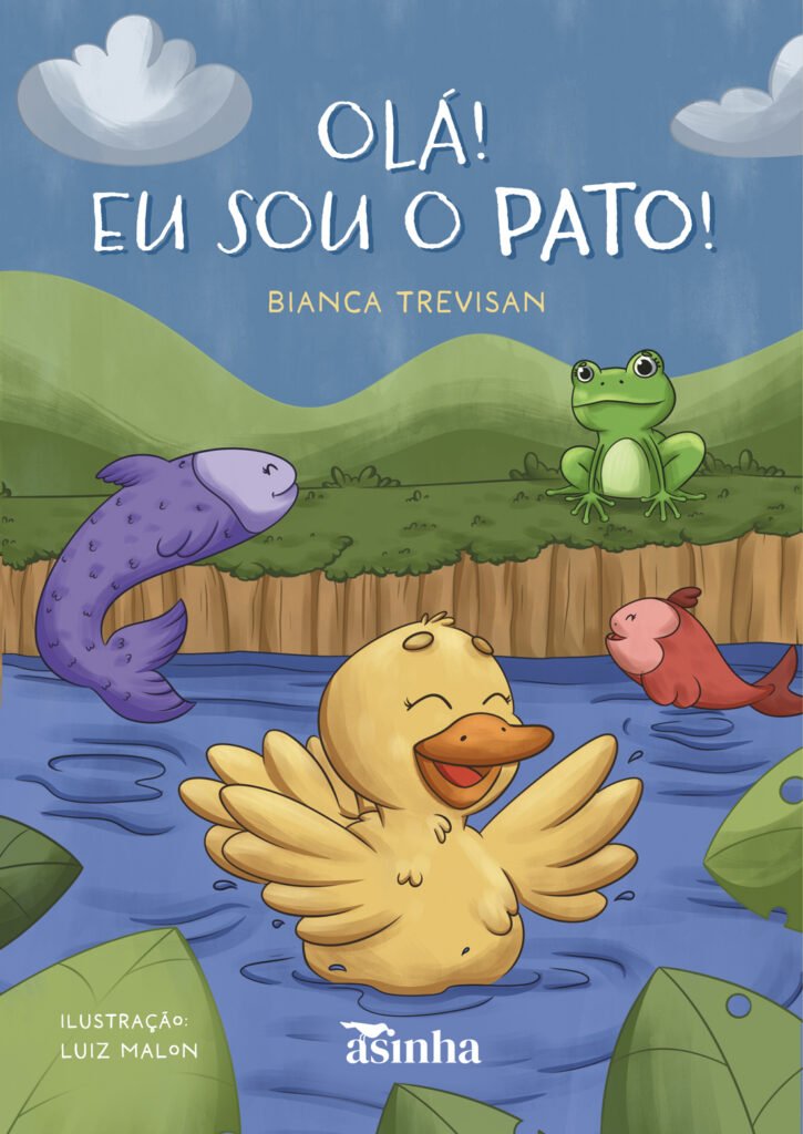 Capa do livro Olá! Eu sou o Pato!