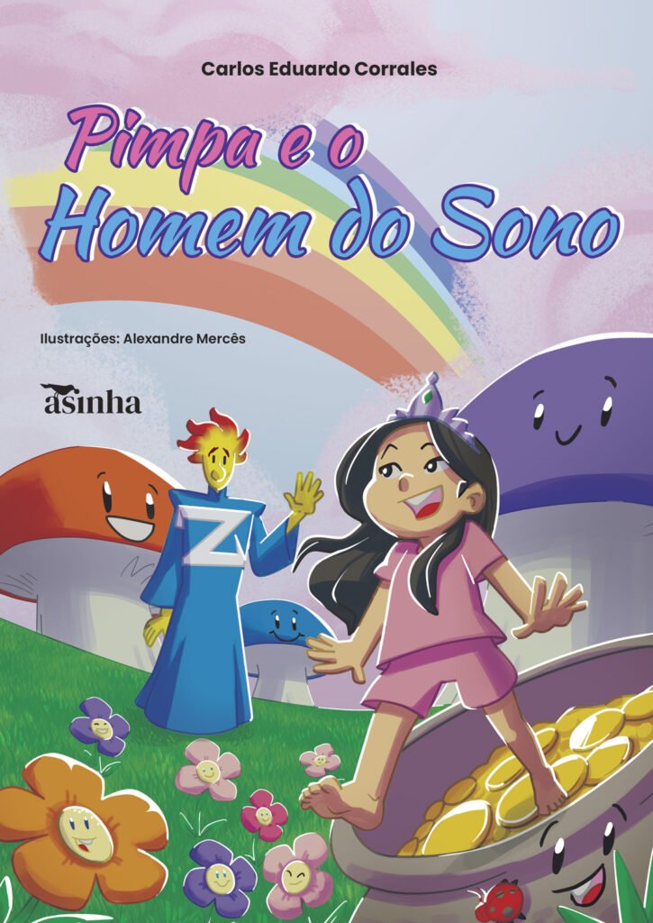 Capa do livro Pimpa e o homem do sono