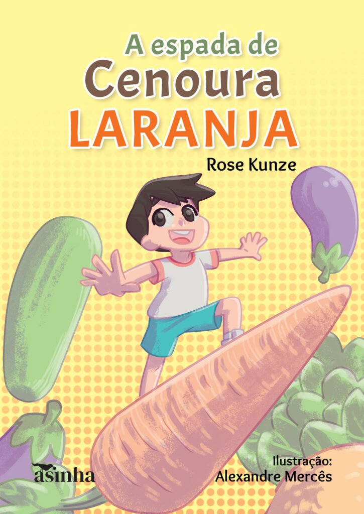 Capa do livro A espada de cenoura laranja