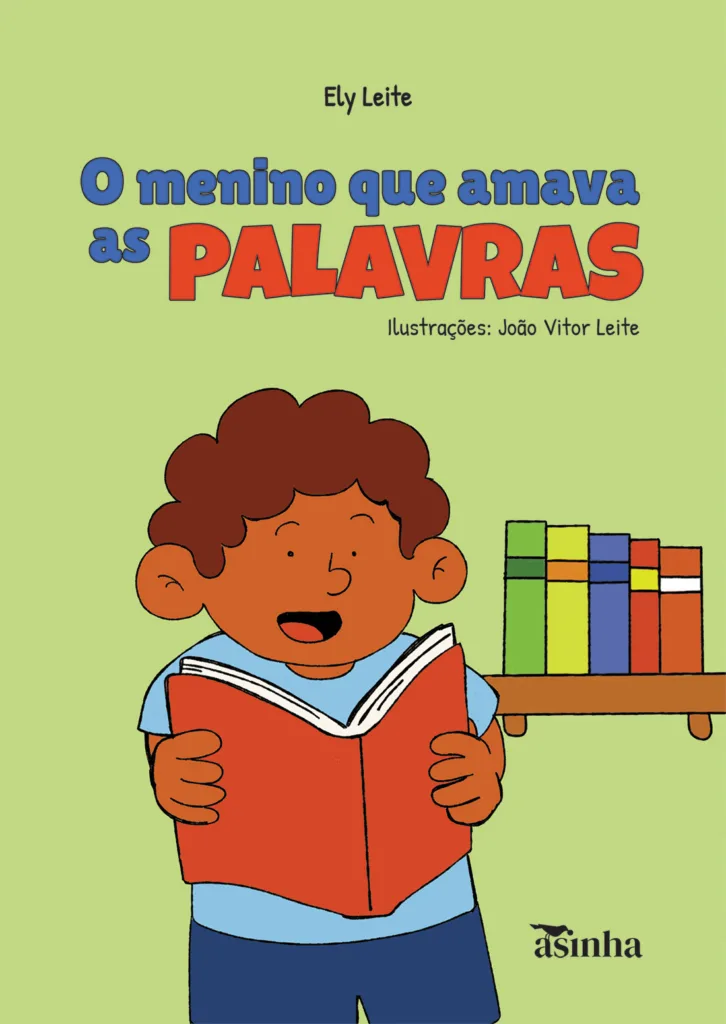 Capa do livro O menino que amava as palavras