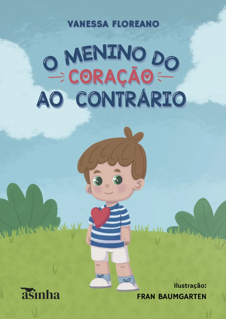 Capa do livro O menino do coração ao contrário