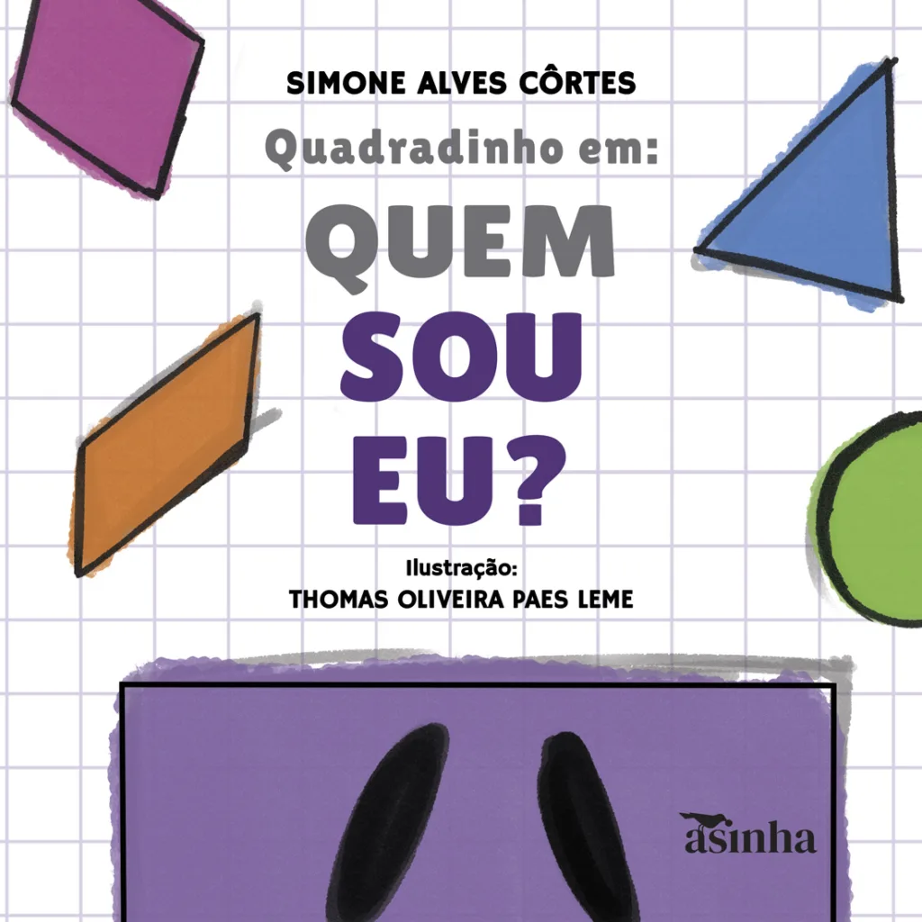 Capa do livro Quadradinho em: quem sou eu?