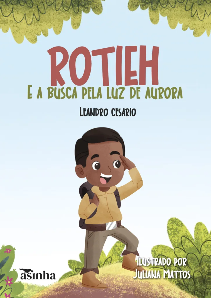 Capa do livro Rotieh e a busca pela luz de aurora