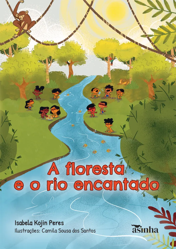Capa do livro A floresta e o rio encantado