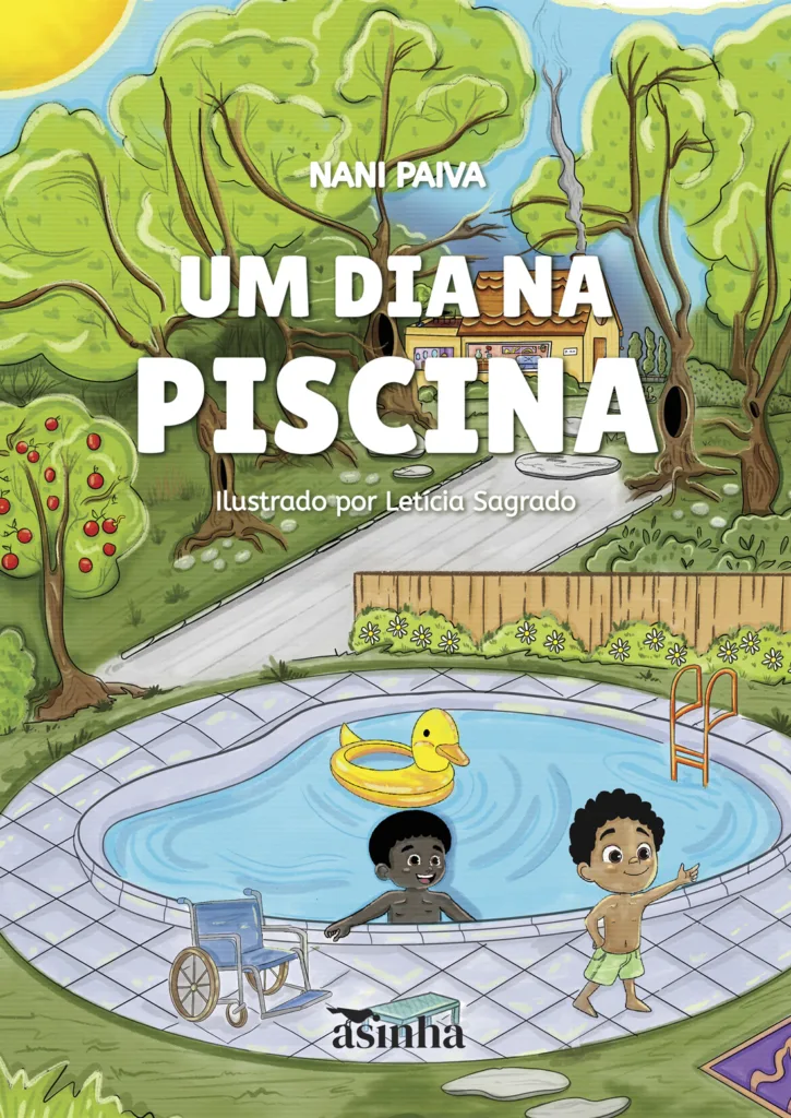 Capa do livro Um dia na piscina