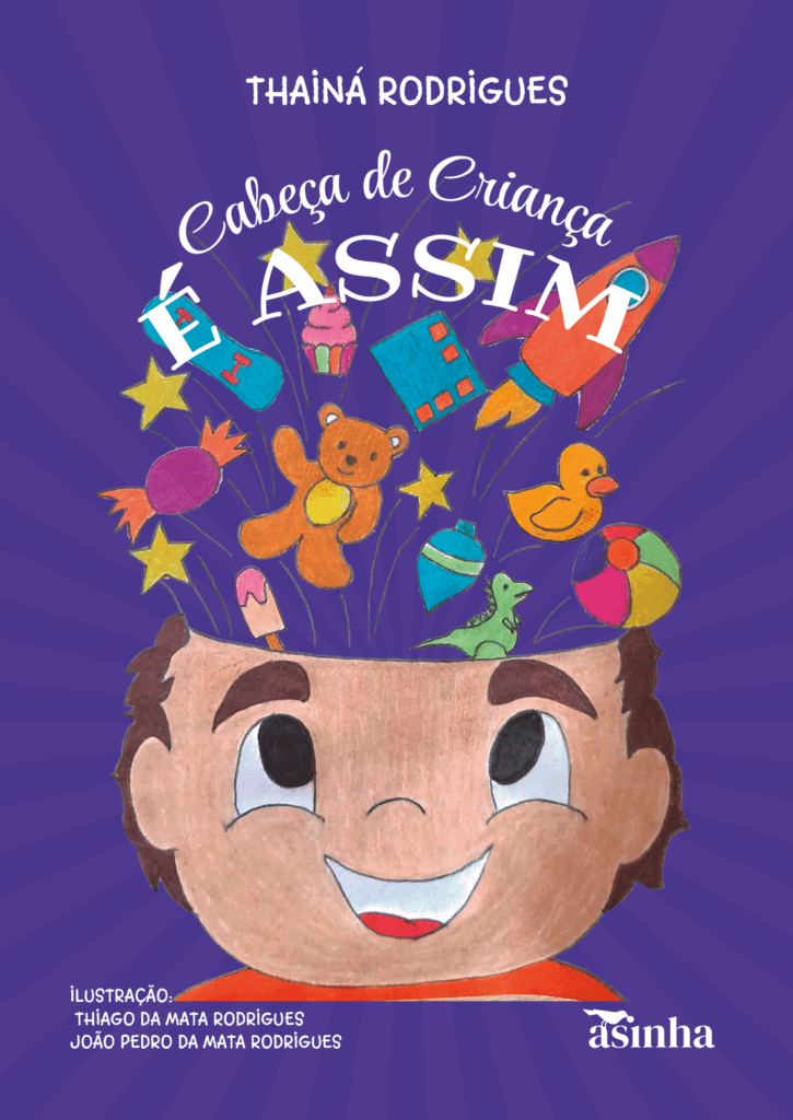 Capa do livro Cabeça de criança é assim