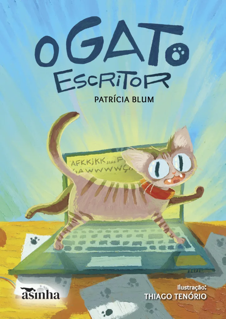 Capa do livro O gato escritor