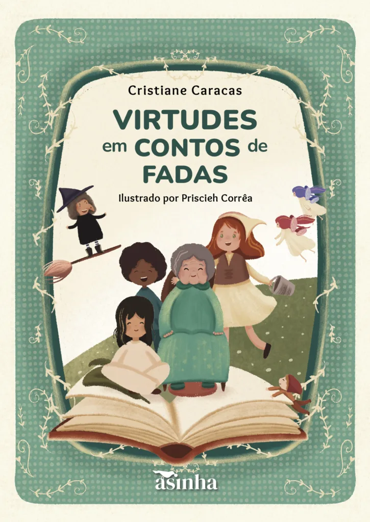 Capa do livro Virtudes em contos de fadas