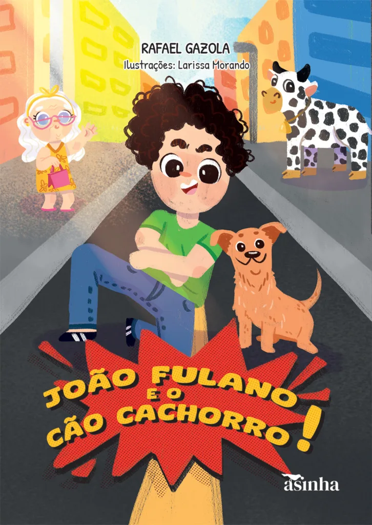 Capa do livro João fulano e o cão cachorro